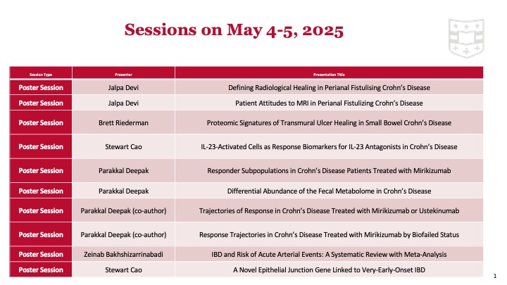 WashU Medicine Division of Gastroenterology (@washumedgastro) on Twitter photo Congratulations <a href="/P_DeepakIBDMD/">Parakkal Deepak MD, MS, FACG</a> <a href="/WashUMedIBD/">WashU Medicine Inflammatory Bowel Disease Center</a> and lab for crushing it at <a href="/DDWMeeting/">Digestive Disease Week</a> with top-notch IBD research across multiple sessions. Stellar work advancing Crohn’s and colitis care! Congratulations <a href="/P_DeepakIBDMD/">Parakkal Deepak MD, MS, FACG</a> <a href="/WashUMedIBD/">WashU Medicine Inflammatory Bowel Disease Center</a> and lab for crushing it at <a href="/DDWMeeting/">Digestive Disease Week</a> with top-notch IBD research across multiple sessions. Stellar work advancing Crohn’s and colitis care!