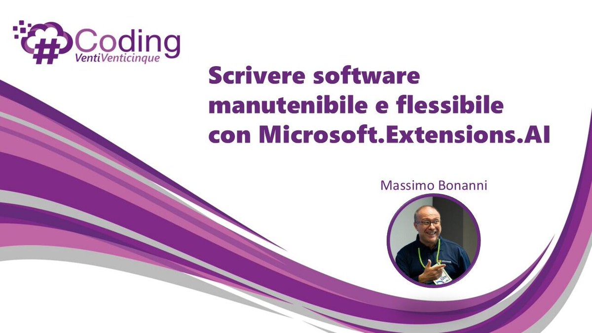 massimobonanni's tweet image. 🚀 Il 28 febbraio sarò alla #sharpcoding Conf 2025 presso Microsoft Roma (e online)!🔥 Parlerò di come scrivere codice flessibile per l’AI senza impazzire tra OpenAI, Azure OpenAI e GitHub Models.💡 Un’unica API per domarli tutti!
conf.sharpcoding.it