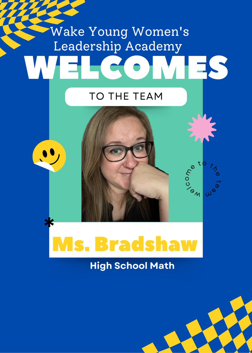 Excited to welcome Ms. Bradshaw to our HS Math Dept at WYWLA! A proud Meredith Angel with a BA in Math from Meredith College, she’s dreamed of joining us for over a decade. Huge #GilmoreGirls fan &amp; advocate for empowering young women. Welcome!