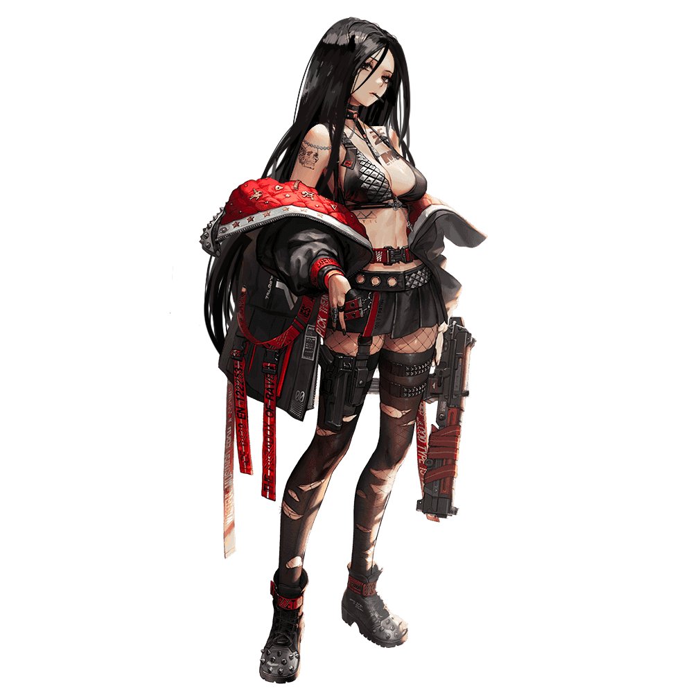 ニケ出品 Out of curiosity, I gave Crow long hair. Thoughts? #NIKKE #ニケ