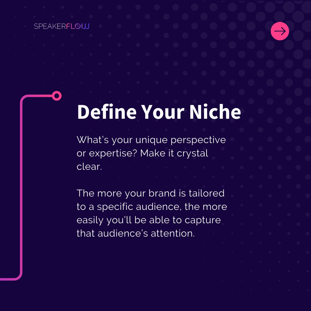 SpeakerFlow's tweet image. 🌟 Your Personal Brand Is Your Greatest Asset—Here’s How to Strengthen It

As a speaker, your personal brand is what sets you apart. Here are three ways to stand out:

#PersonalBranding #SpeakerTips #StandOutFromTheCrowd