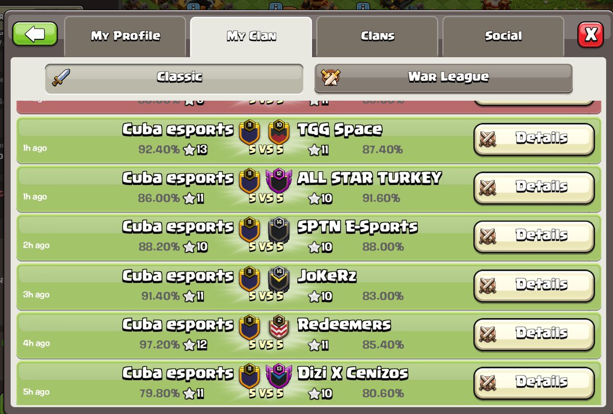 Jaafer (@itp_jaafer) on Twitter photo Warmup Qualified with 7-1 🥈🇨🇺
Gg to <a href="/TeamElektros/">Team Elektros</a>
Thanks to <a href="/ChiefRianGaming/">Chief Rian Gaming</a> for the streaming
See you soon👊🏻
<a href="/CoCEsports/">Clash of Clans Esports</a> <a href="/calalascup/">Calalas x Clash Warmup</a> Warmup Qualified with 7-1 🥈🇨🇺
Gg to <a href="/TeamElektros/">Team Elektros</a>
Thanks to <a href="/ChiefRianGaming/">Chief Rian Gaming</a> for the streaming
See you soon👊🏻
<a href="/CoCEsports/">Clash of Clans Esports</a> <a href="/calalascup/">Calalas x Clash Warmup</a>
