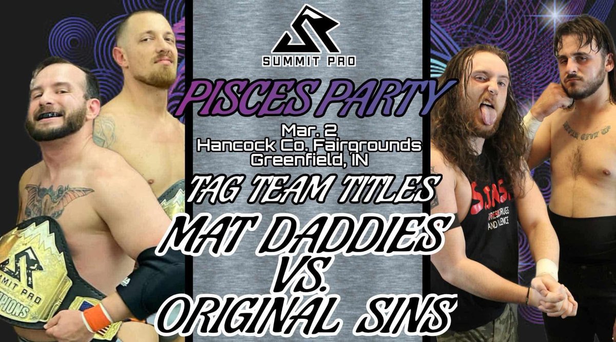 Hi kids, what’s for dinner?
Check out <a href="/SummitProIndy/">SUMMIT Pro</a> Pisces Party on Sunday March 2 at the Hancock County Fairgrounds!
It’ll be more fun than a Music Dance Experience and an Outdoor Retreat and Team Building Occurrence!