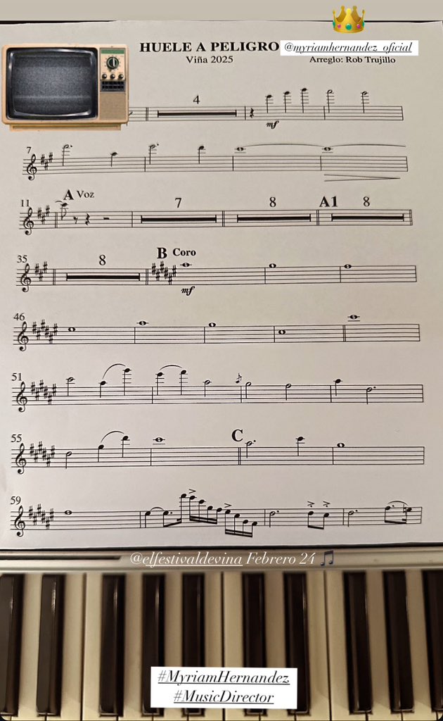 #MyriamHernandez  👑
#MusicDirector 🎵
Festival de Viña 2025