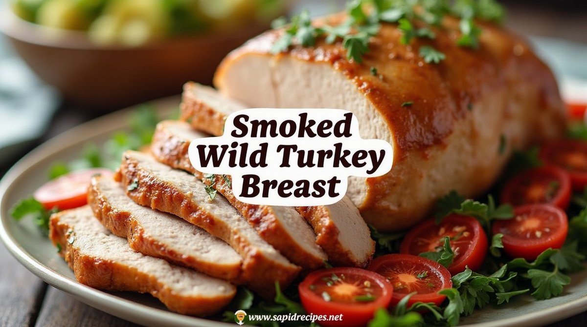 SapidRecipesNet's tweet image. Smoked Wild Turkey   Breast: A Perfect Holiday Recipe
