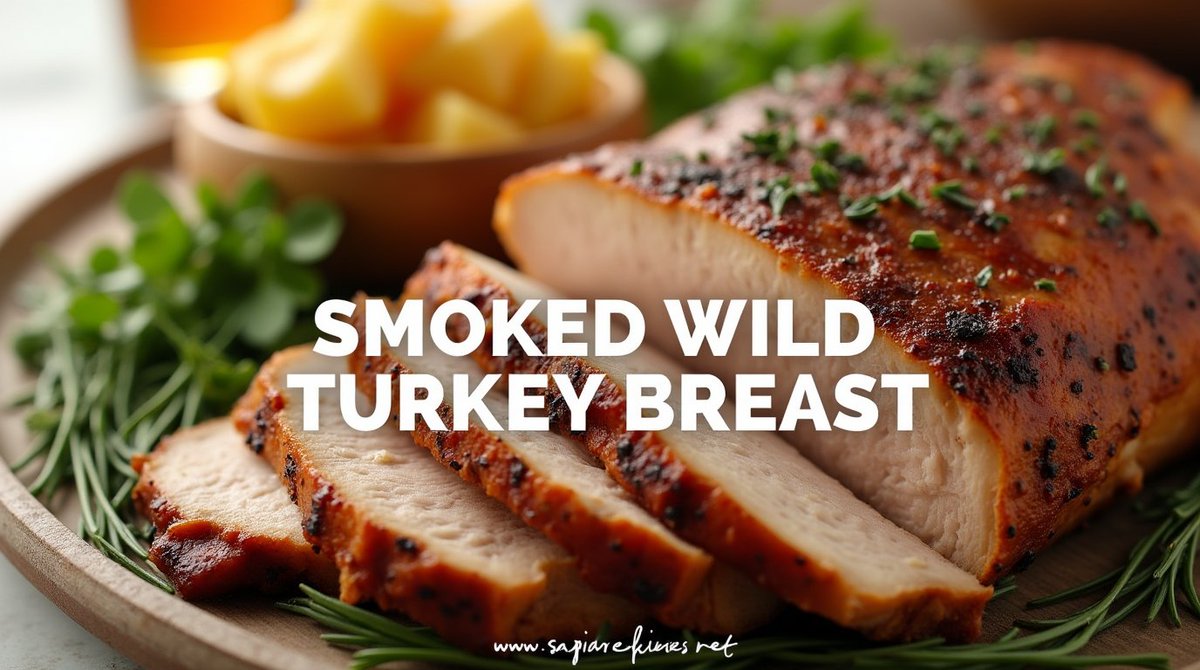 SapidRecipesNet's tweet image. Smoked Wild Turkey   Breast: A Perfect Holiday Recipe