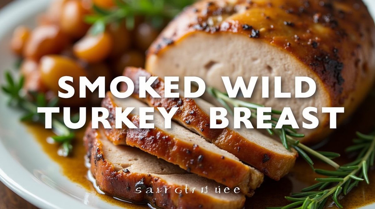 SapidRecipesNet's tweet image. Smoked Wild Turkey   Breast: A Perfect Holiday Recipe