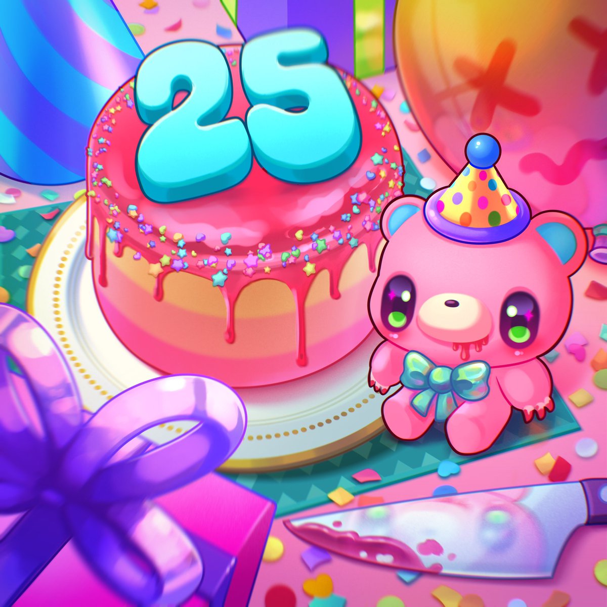 symon_redd's tweet photo. Please vote for my Gloomy bear if you see this! We are currently second! 💖🤞✨🙏https://t.co/ZAb06d9BGh https://t.co/Q9zeLWeWH5
