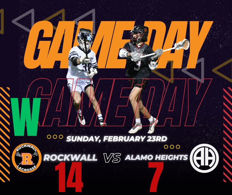 Rockwall Lacrosse (@rcklax) on Twitter photo Final from today, recap to come this week. Great game <a href="/AHHSLax/">Alamo Heights Lax</a> thank you for making the trip!
<a href="/ROCOgameday/">TXHS Sports Media LLC</a> <a href="/RISDAthletics/">Rockwall ISD Sports Marketing</a> <a href="/texas_lacrosse/">THSLL</a> Final from today, recap to come this week. Great game <a href="/AHHSLax/">Alamo Heights Lax</a> thank you for making the trip!
<a href="/ROCOgameday/">TXHS Sports Media LLC</a> <a href="/RISDAthletics/">Rockwall ISD Sports Marketing</a> <a href="/texas_lacrosse/">THSLL</a>