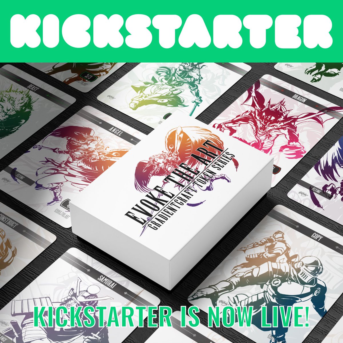 ZaximusStudios (@zaximusstudios) on Twitter photo 🚀 Kickstarter is NOW LIVE! 🚀
In addition to our Champions' Saga Token Set with <a href="/DeckedOutEDH/">Decked Out</a>, we’re excited to introduce GradientCraft, a brand-new series inspired by Final Fantasy cover art!
Check it out & back today! 🔥
🔗 tinyurl.com/ChampionsSaga
#Kickstarter #EvokeTheArt 🚀 Kickstarter is NOW LIVE! 🚀
In addition to our Champions' Saga Token Set with <a href="/DeckedOutEDH/">Decked Out</a>, we’re excited to introduce GradientCraft, a brand-new series inspired by Final Fantasy cover art!
Check it out & back today! 🔥
🔗 tinyurl.com/ChampionsSaga
#Kickstarter #EvokeTheArt