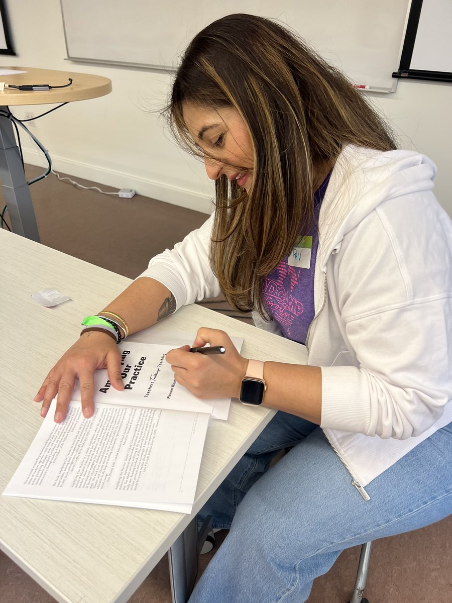 It's tough to gauge how content landed in the immediacy of giving a presentation. 

Questions and participants staying back to chat are things we use as clues. And we are adding someone who had our book and asked for a signature 

Our second year of <a href="/PodCampToronto/">PodCampToronto</a> in the books