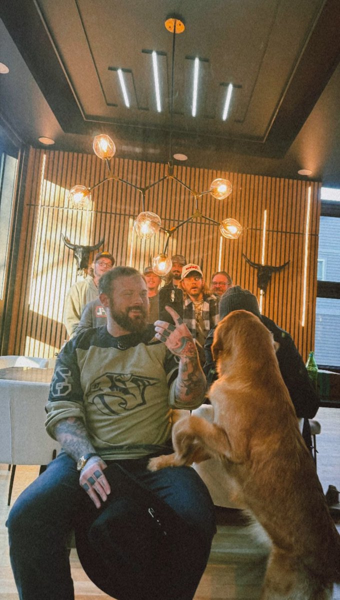 Danny Worsnop (@dannyworsnop) on Twitter photo Got <a href="/Austin_Meade/">Austin Meade</a> and his boys in town so we’re headed out to crash the <a href="/PredsNHL/">Nashville Predators</a> game. Got <a href="/Austin_Meade/">Austin Meade</a> and his boys in town so we’re headed out to crash the <a href="/PredsNHL/">Nashville Predators</a> game.