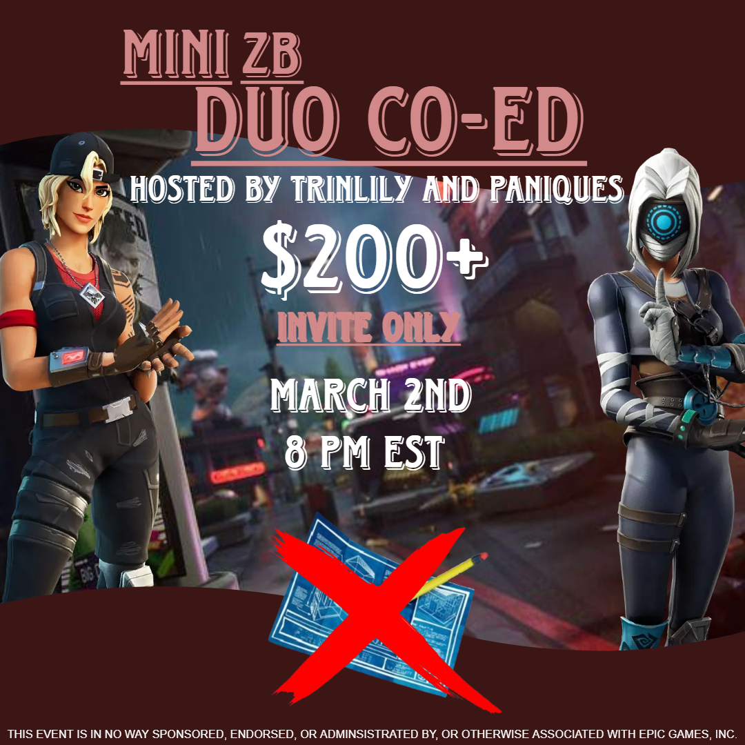 🏆$200+ CO-ED ZB DUOS 🏆

To be considered:
1⃣. Follow <a href="/Trinlily_/">Trin</a> x <a href="/paniques_/">Pan</a> 
2⃣. Like &amp; Repost
3⃣. Reply and tag your duo😀

Will announce captains 2/26❤️