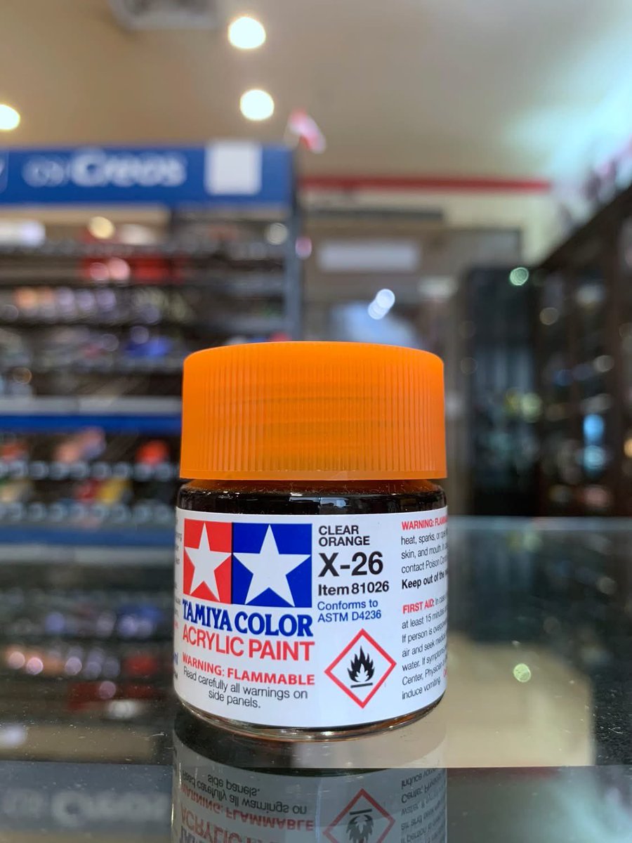 BIOSSHOP's tweet image. Tamiya Acrylic X26 Clear Orange 23ml

tokopedia.link/SfG6SvtOtMb

#biosshop #tamiya #jualtamiya #tamiyaindonesia #tamiyacolor