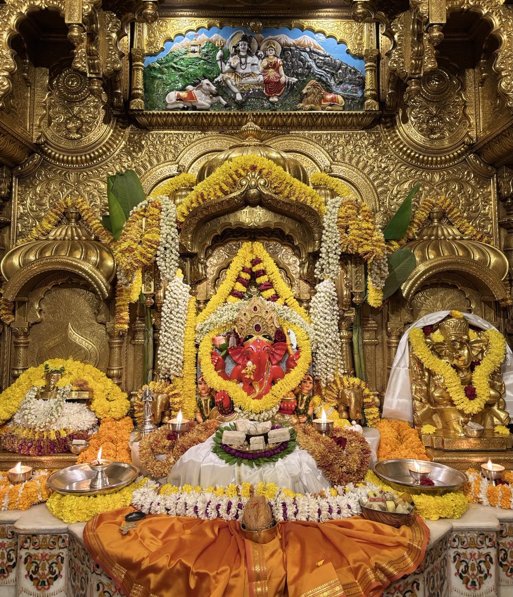 SVTMumbai's tweet photo. 🙏 गणपती  बाप्पा मोरया 🌺मंगलमूर्ती मोरया 🙏२४/०२/२०२५
🙏Ganapati Bappa Moraya 🌺 Mangalmurti Moraya  🙏24/02/2025 https://t.co/Qxbg15orA4