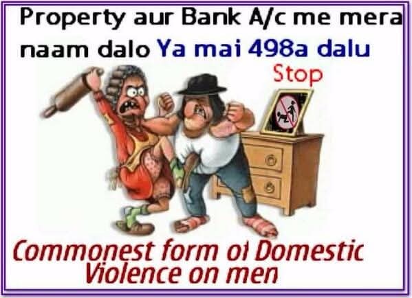 CSinghla's tweet image. #MisuseofWomenProtectionLaws