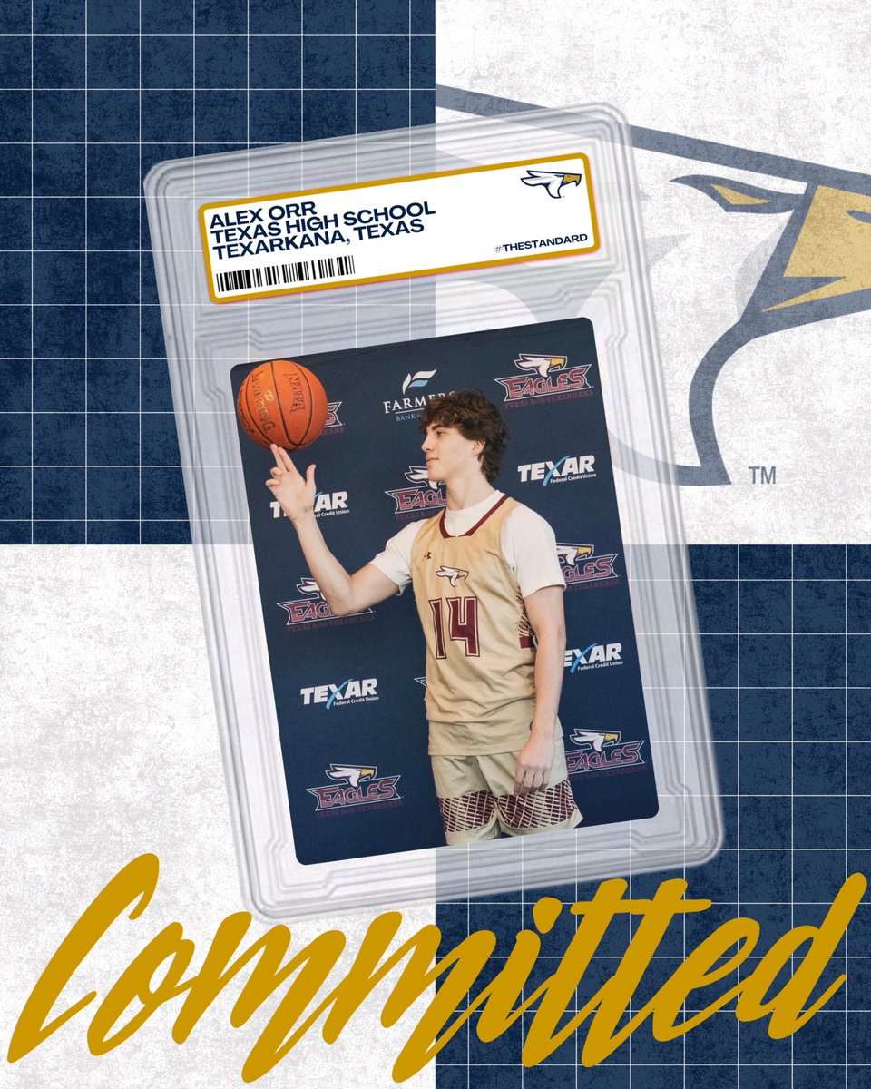 Welcome to the nest, Alex!

Alex joins the A&amp;M-Texarkana Men's Basketball program from Texas High here in Texarkana, Texas! #SoarEagles