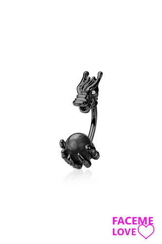 I just received 316 L SURGICAL STEEL DRAGON CLAW EPOXY BALL BELLY BUTTON NAV - BLACK/BLACK by FACEME LOVE from SixthSun via Throne. Thank you! throne.com/vixenminx #Wishlist #Throne