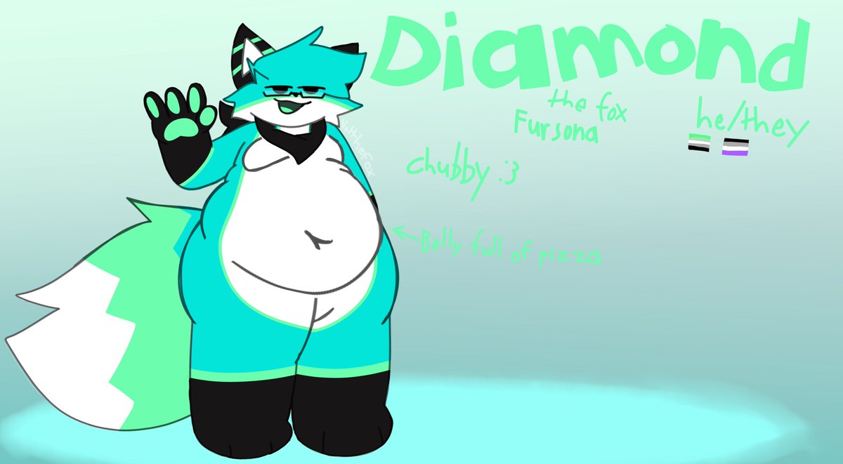 voltdrawsstuff's tweet image. made a new ref for diamond :3
