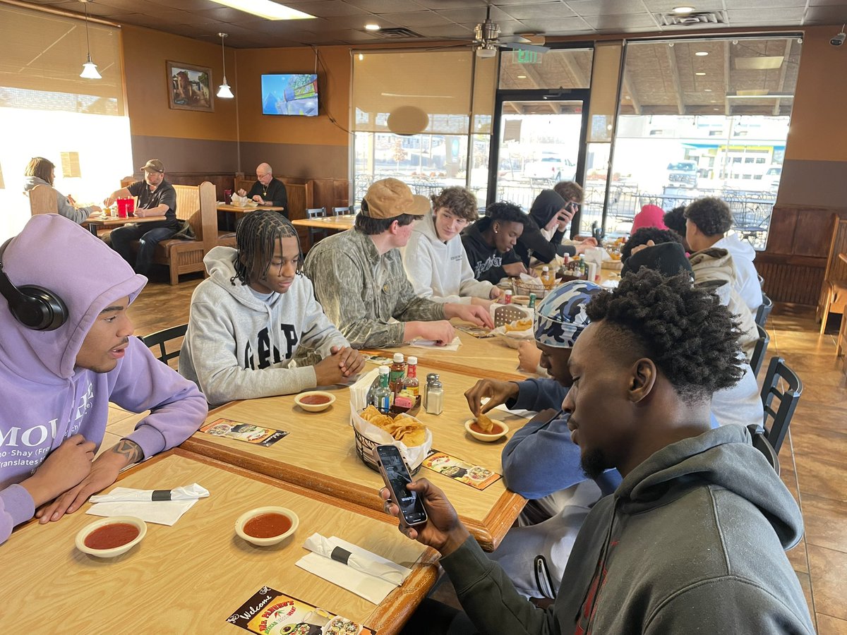 We got to enjoy a little dinner to celebrate the seniors after practice today. We play Jonesboro Westside for a shot at state. Stuttgart hasn’t made a state tournament since 2014. From just 3 wins as 8th graders to 19 so far this year is special. ❤️ u guys!