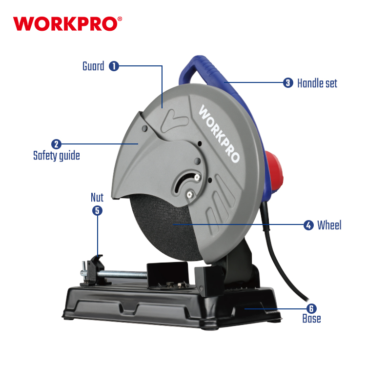 workprotools7's tweet image. Workpro high-performance cut-off saw (2200W, 3900r/min) delivers smooth, precise cuts with an 80mm cutting depth and 355mm disc diameter, making it perfect for metal cutting, construction, and fabrication.#CutOffSaw #MetalCuttingSaw #PowerTools #IndustrialTools #WORKPROTools