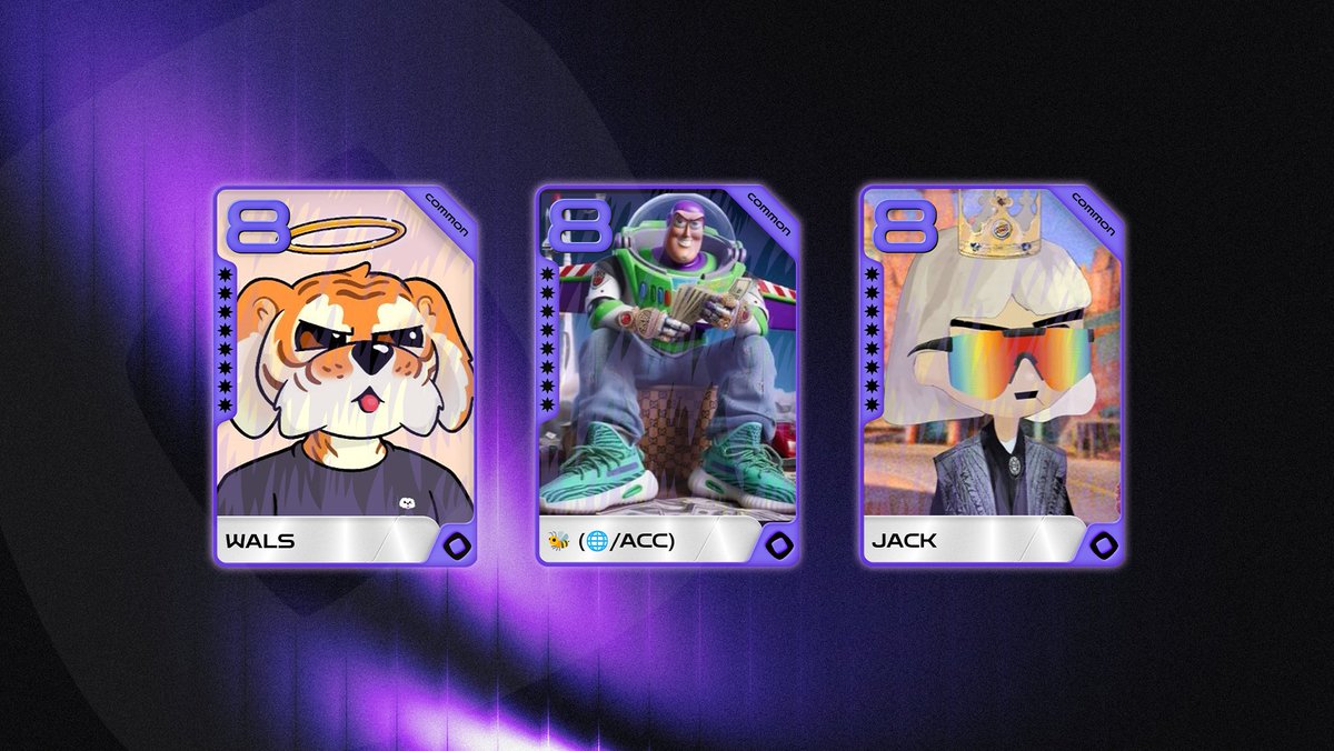 fantasy_top_'s tweet photo. By popular demand, we’re excited to introduce 3 NEW HEROES to the @monad_xyz F2P mode! 

This week, keep an eye out for @wals_eth, @BuzzlamicJihad, and @jackkk as they’ll be available in packs.

And because 3 wasn’t enough, stay tuned for the upcoming announcement of 5 more Heroes, directly from the @monad_xyz community! 💜