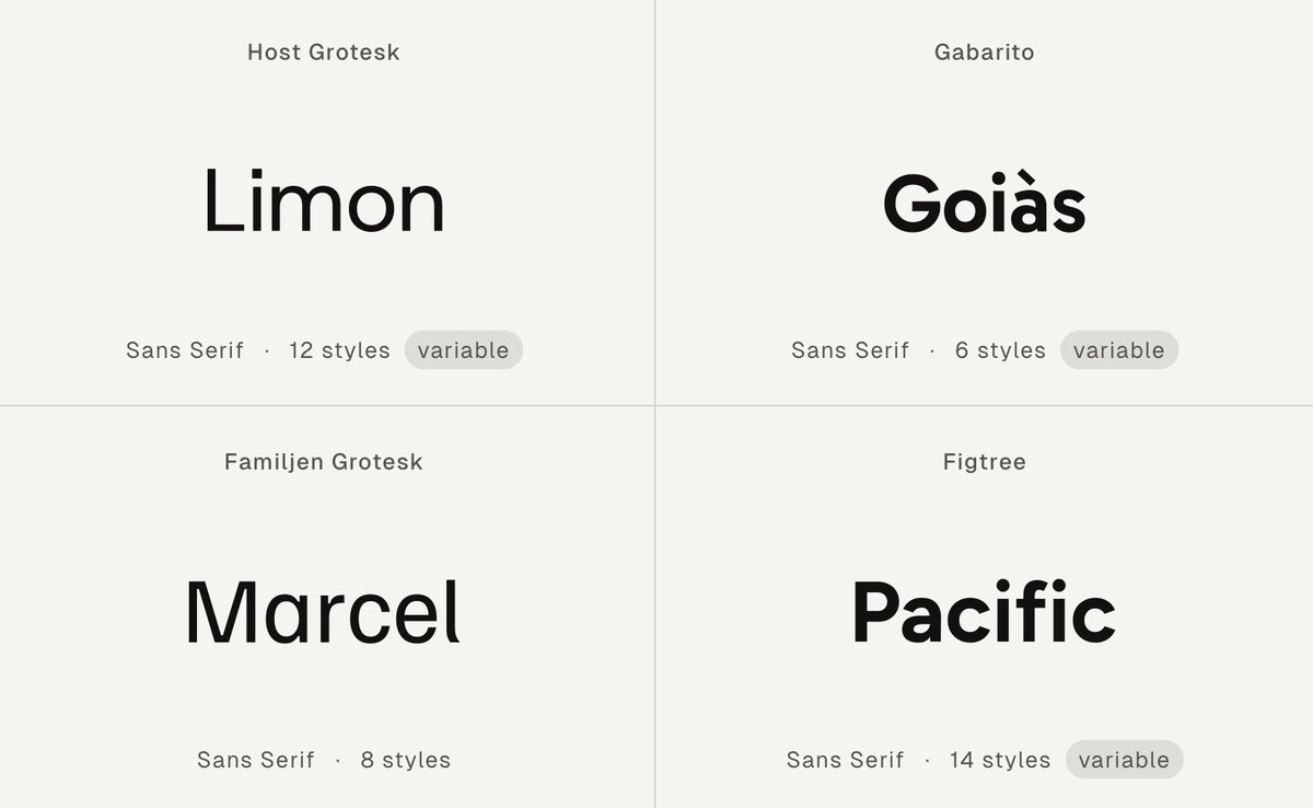 👏세리프, 산세리프, 디스플레이, 스크립트, 모노스페이스
6개의 카테고리로 손쉽게 고품질의 무료 영문폰트를
검색할 수 있는 사이트 / 212개의 무료 영문폰트 제공 
bestfreefonts.com/styles/sans-se…