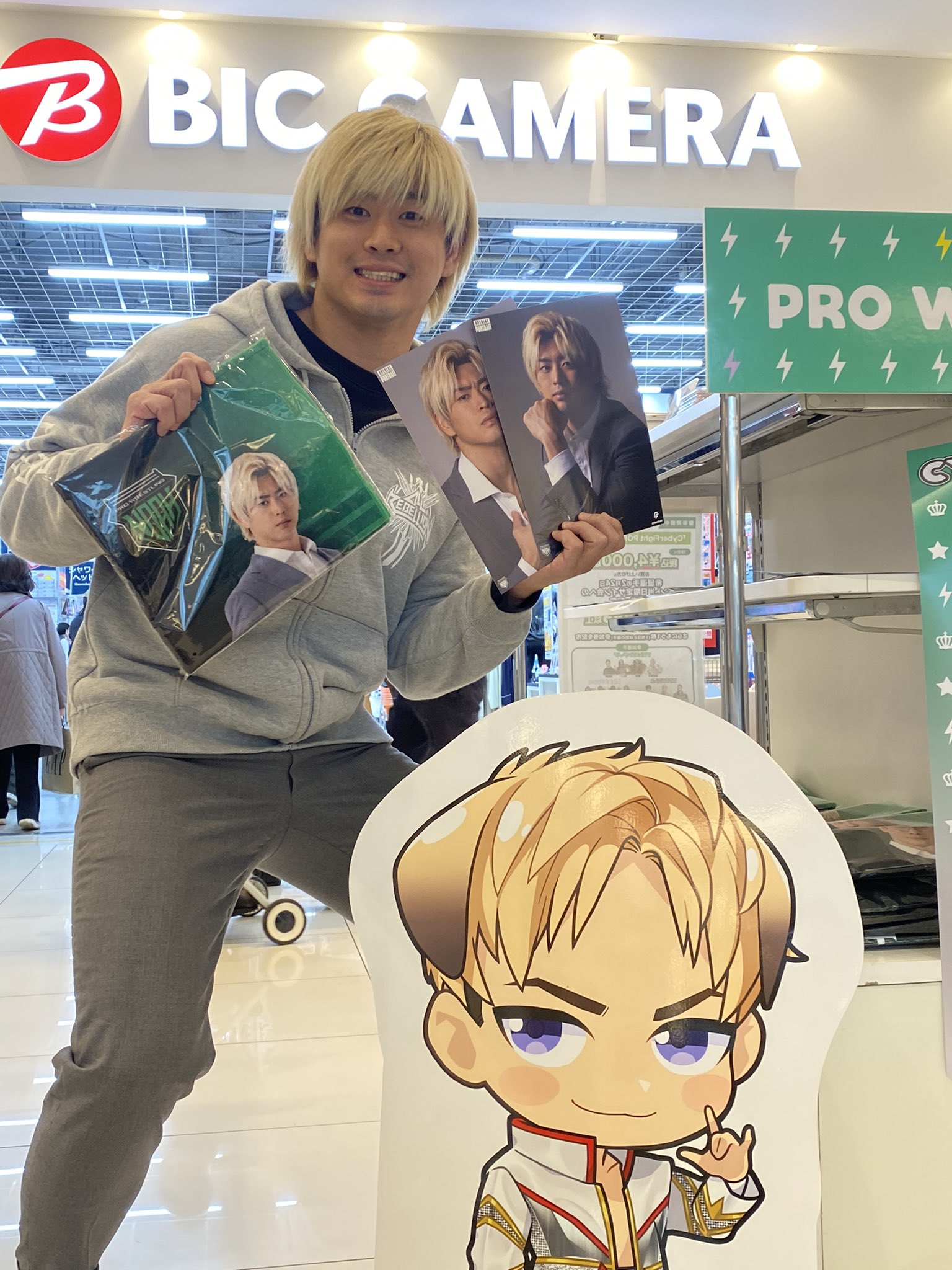 プロレスリング・ノア トレーディング アクスタ 清宮海斗 仙台