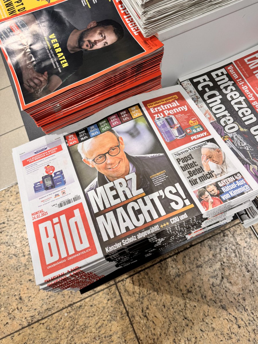 The day after - auf dem Weg nach Berlin…🚅 #MerzMachts