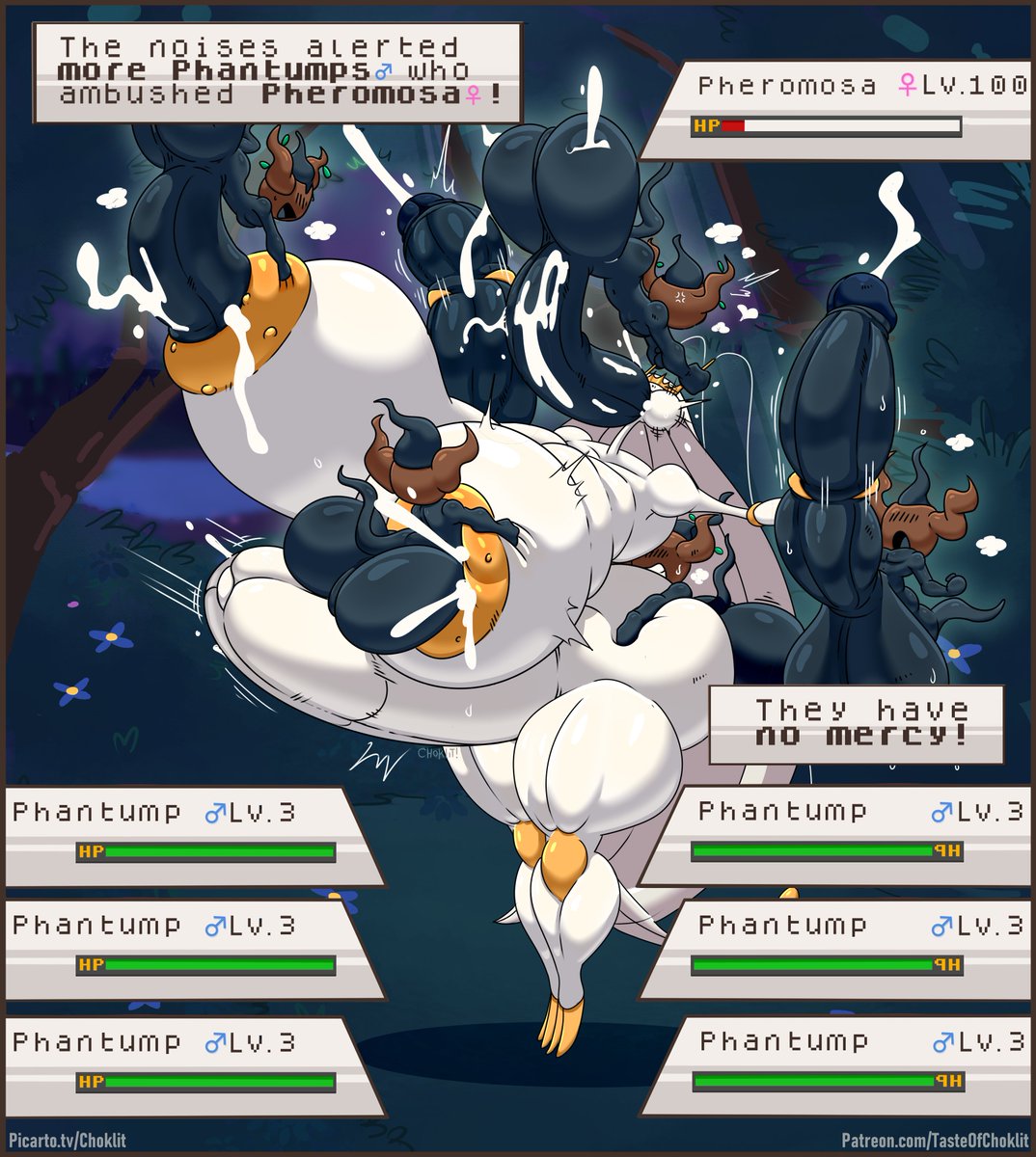 Phantump Invasion 🖤🪵 (2/3)

Pheromosa learning the true meaning of Raid Battles!

Happy Pokemon Day 💢🍆