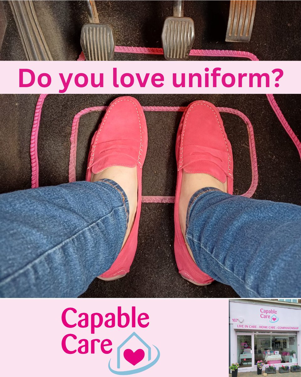 There's a lot of jokes about loving someone in uniform....but we DO love our uniform! 

If you'd like a visit from "The Pinkies" you can get in touch on 020 8650 7264 or via email hello@capablecare.co.uk  We offer a free, no obligation chat. 
Why not give us a call?