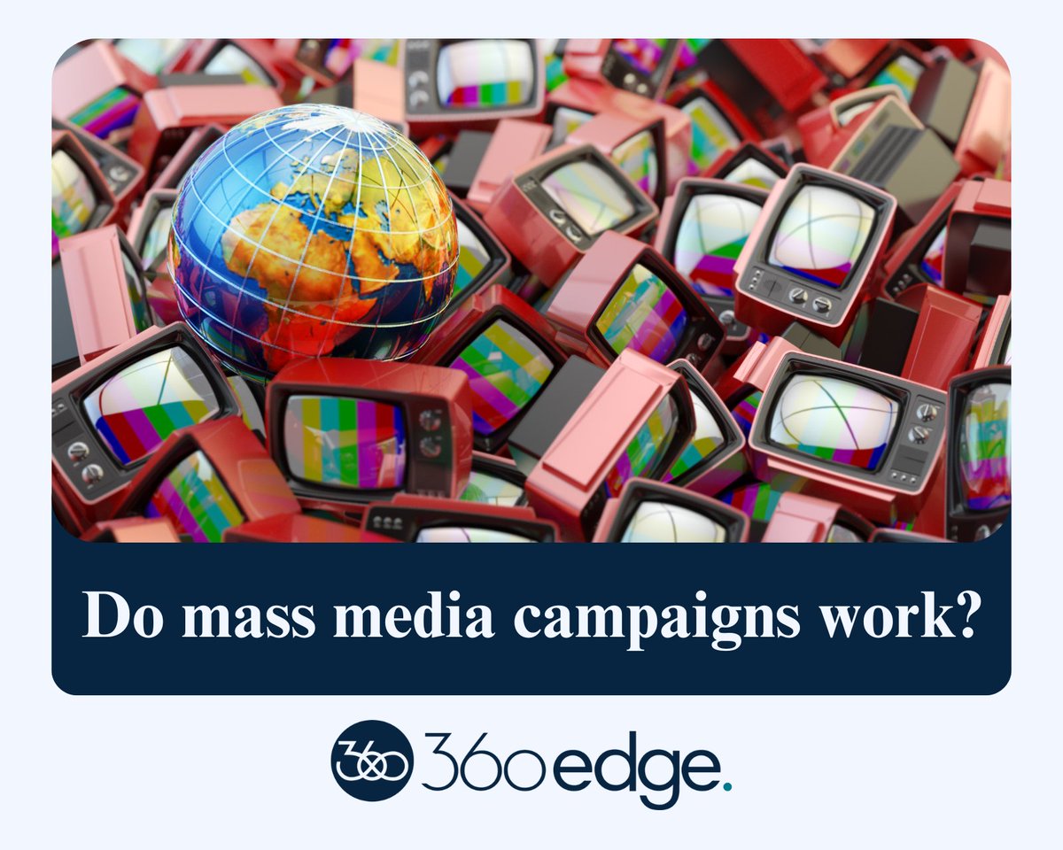 Do mass media campaigns work? 📺 
Our latest eNews takes a look at how to evaluate mass media campaigns targeting alcohol and other drugs and whether they're actually effective.
Check it out here 👉 mailchi.mp/360edge/februa…