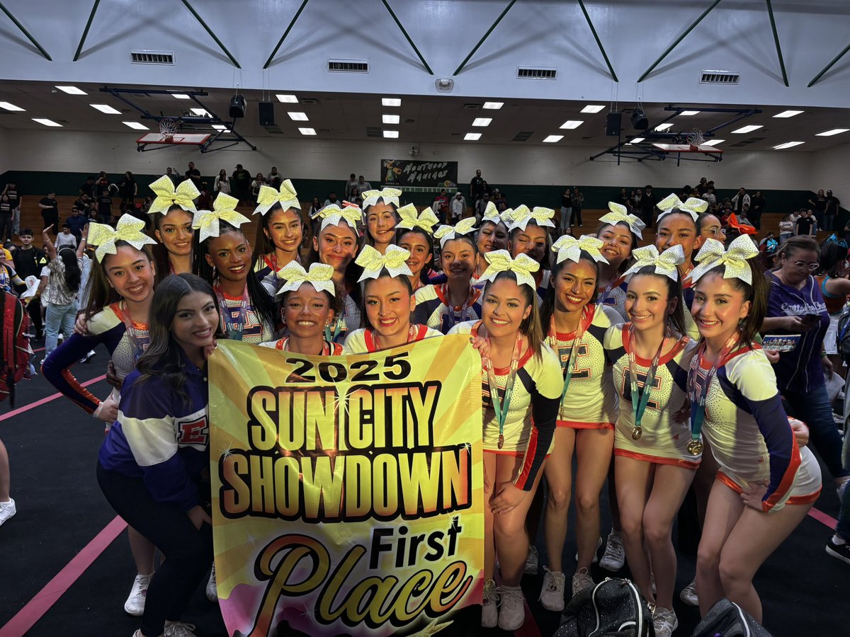 Perfect way to end the Competition Season 🎀 1st Place in the High School Crowd Leading Division 🏆 
Thank you to the support of our families, friends, Eastlake Family and coaches! Nothing would be possible without you! 💜📣
