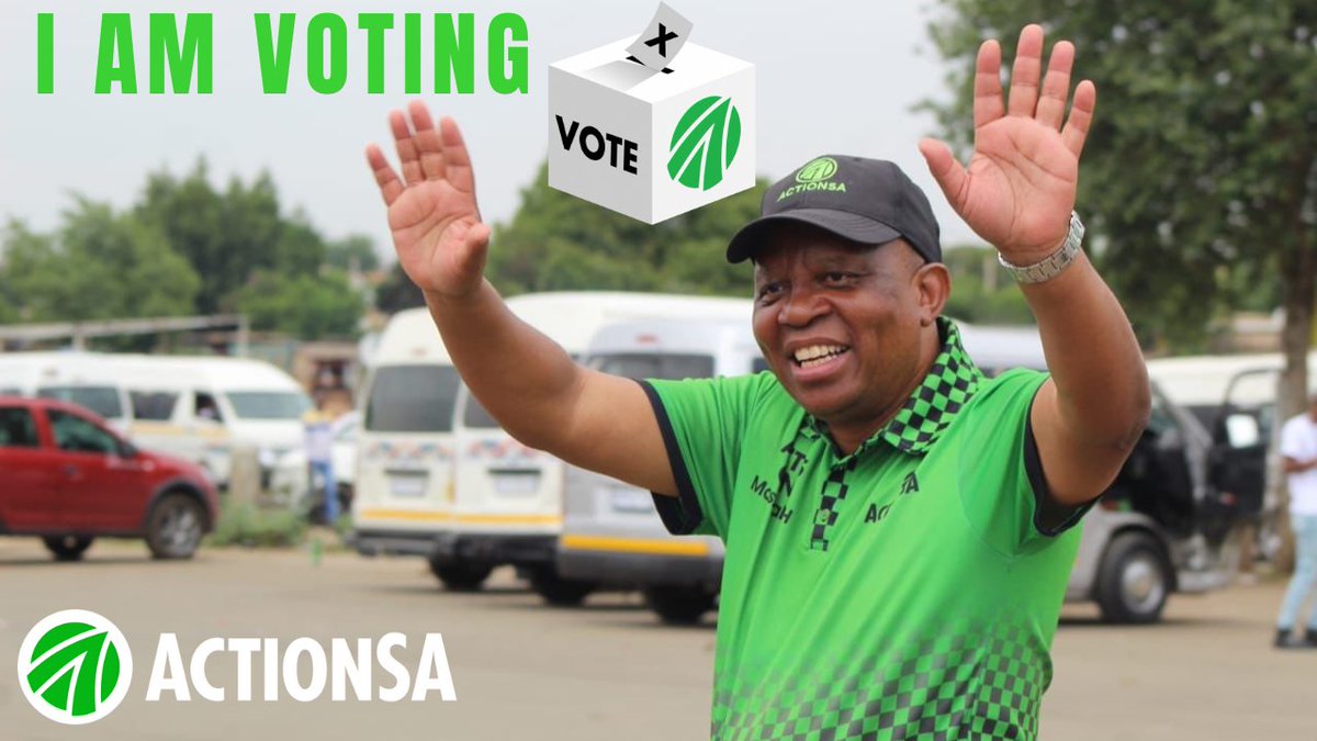 Dear South Africans 

All we ask as ActionSA is that you borrow us your vote for just 5 years. 

Just give us a chance to show you what we can do
