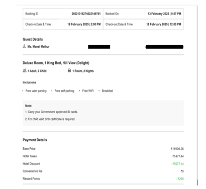 DrMansiMathur's tweet photo. @gautam_adani @AdaniOnline @GST_Council Why GST bill cannot be provided for this booking? I am running from pillar to post since last wk for a simple GST invoice. https://t.co/f7aPl3fNsR