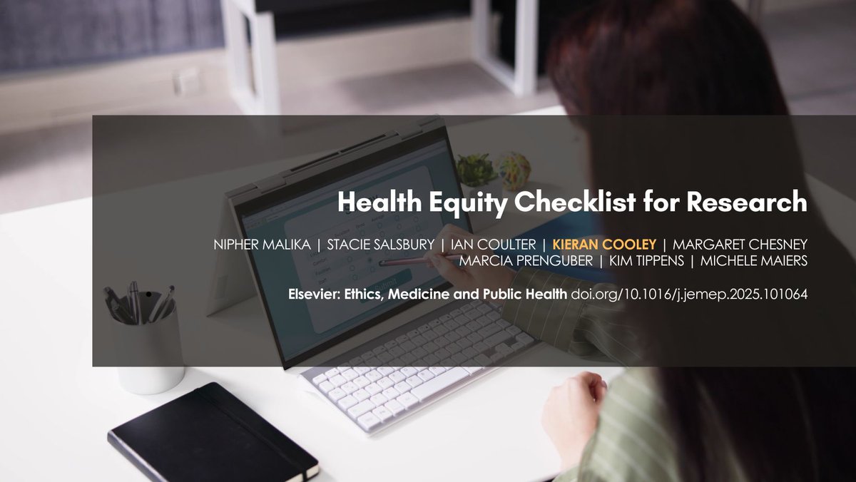 🔍Health equity in research = fair access, outcomes &amp; care! The RAND REACH Center’s checklist ensures inclusivity &amp; justice in studies. A step toward better health for all! 💙 #HealthEquity #ResearchMatters Read more: doi.org/n784