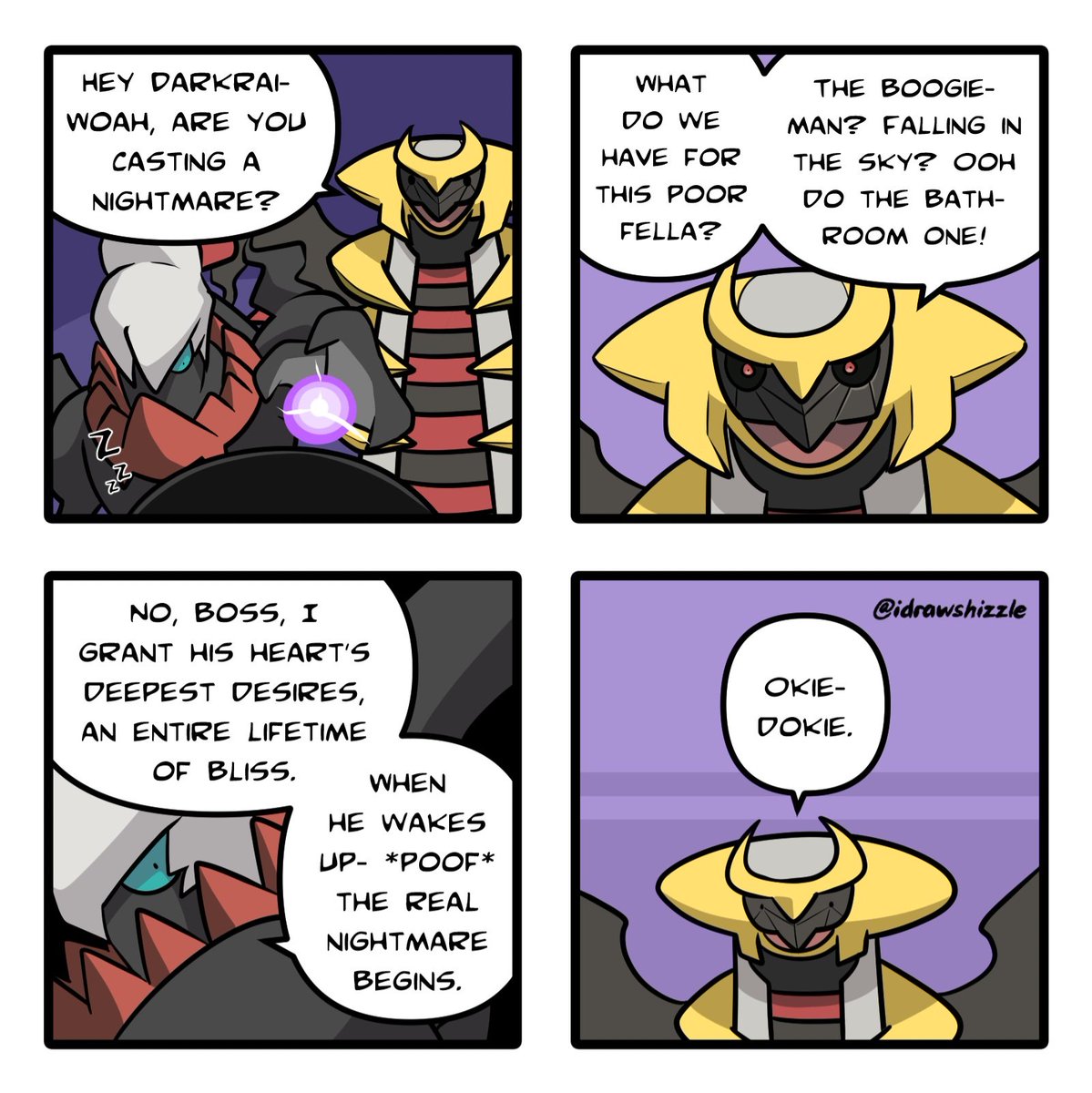 idrawshizzle's tweet image. Comic #371 - Nightmare #pokemon #comic