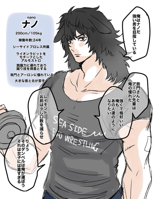 @R_B_HERO_TL 
ナノ、永遠に出ない説あるけど出したい気持ちはあるんだ(練り再掲)
ゴリマッチョうさぴょん🐰 