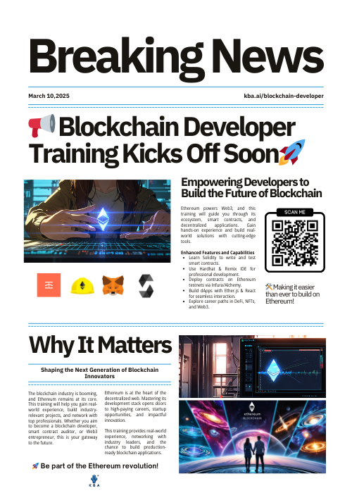 kbaiiitmk's tweet photo. Can you believe you can learn #Ethereum Development in just 5 days? Yes, you read that right! Join now! 👇
https://t.co/xLdxgTKY4a
#ethereum #blockchainedvelopment #smartcontracts #learnblockchain #keralablockchainacademy #blockchaintraining #ethereumdeveloper #solidity https://t.co/G7Cfe2b5xs