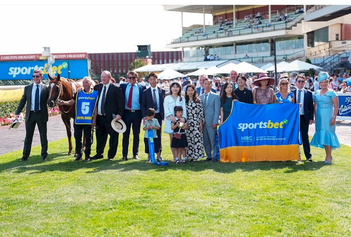 An incredible Saturday we are all very proud of! Thank you to everyone involved! 

Devil Night - Gr.1 Blue Diamond Stakes 

Treasurethe Moment - Gr.2 Aramansco

Deny Knowledge- Listed Victoria Gold Cup