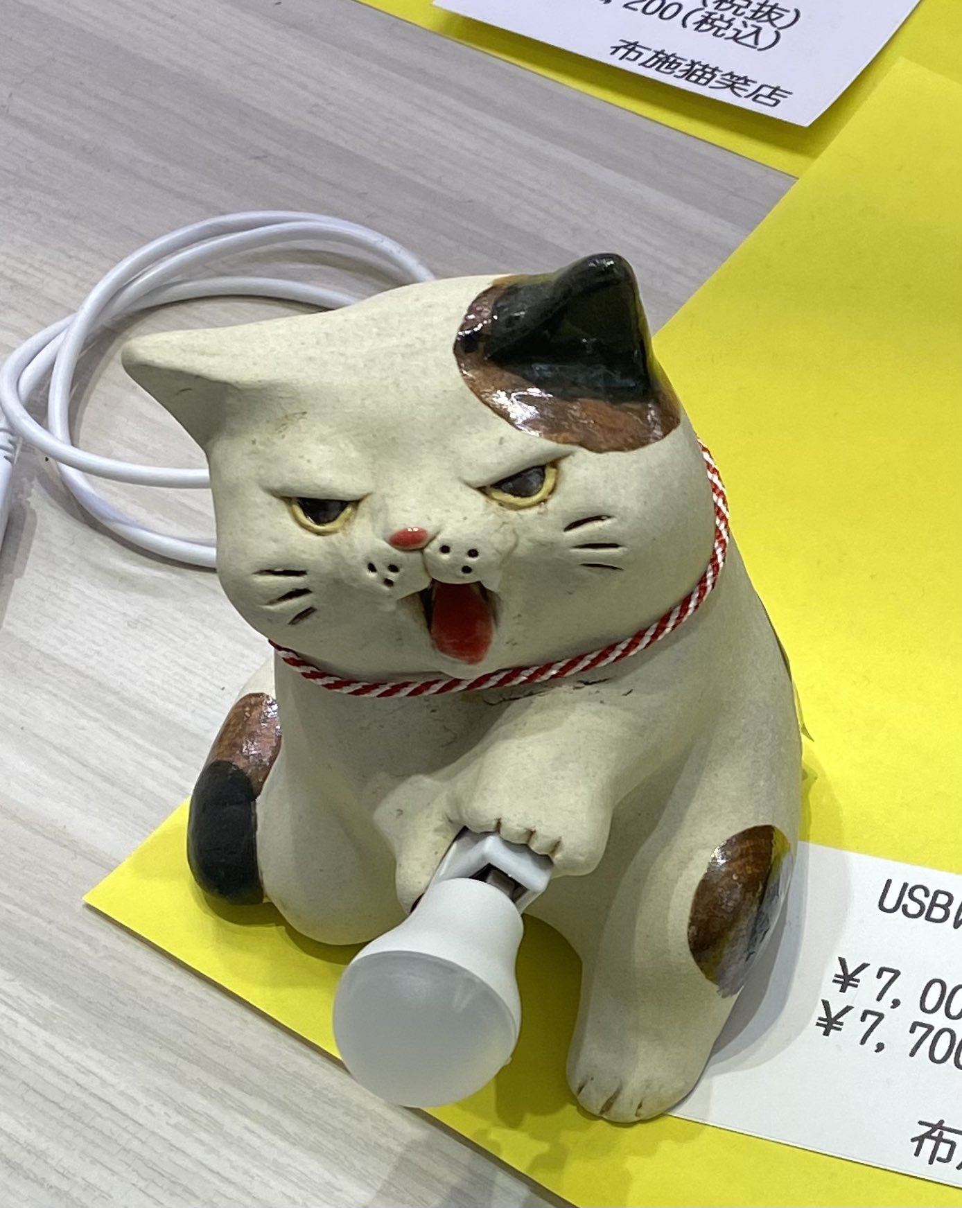 布施猫笑店／リーゼント頭のワイルド猫さん - メルカリ - 置物
