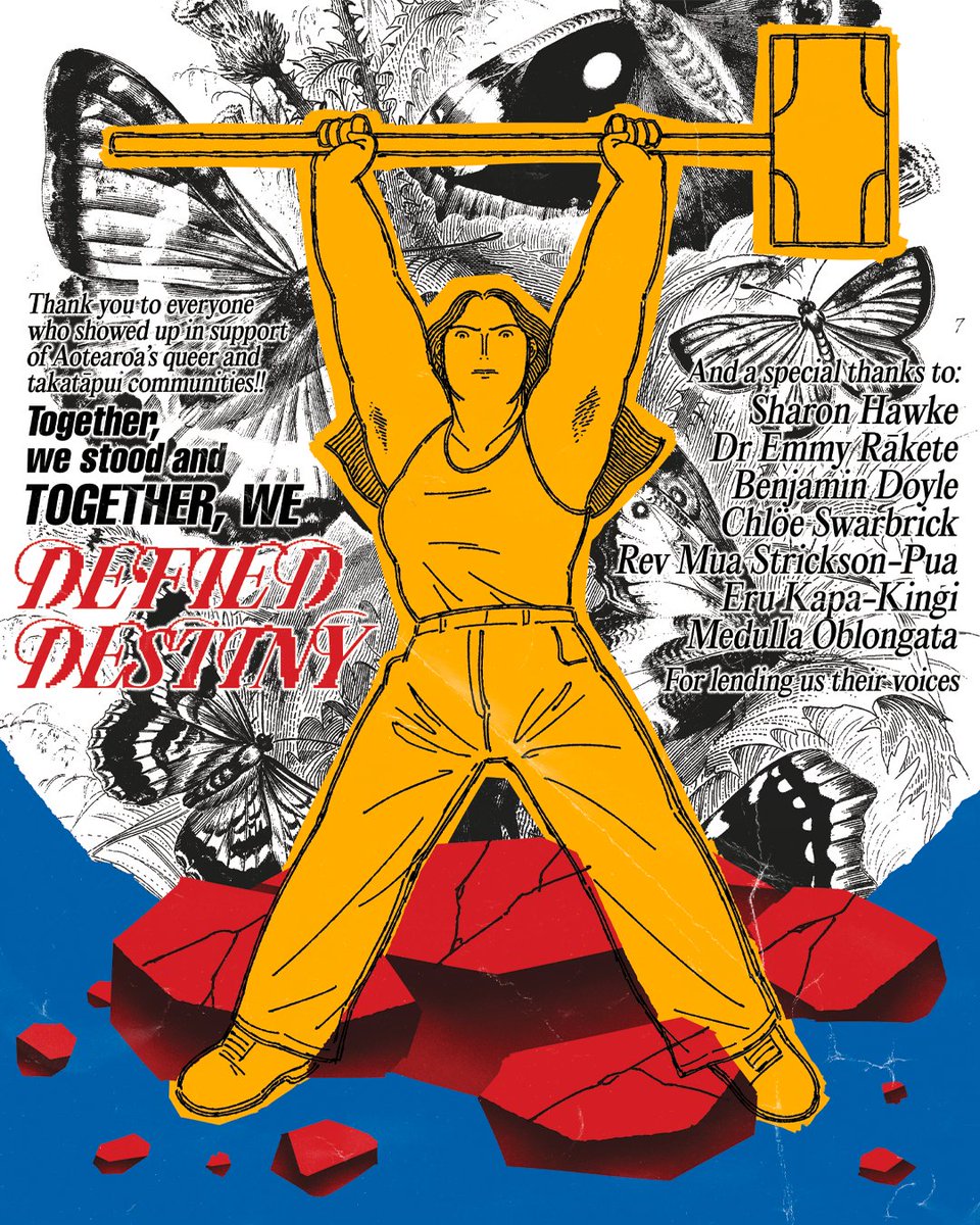 Thank you to everyone who showed up in support of Aotearoa's queer and takatāpui communities yesterday. Together we stood, and together we defied Destiny. We were so glad we could share a wonderful afternoon of courage, community, and joy with all 1,200 of you.