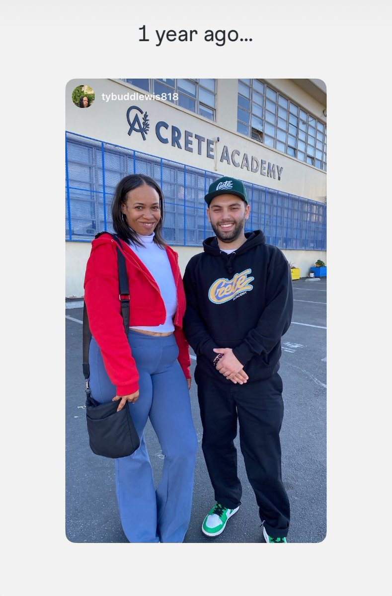 A year ago, I locked in my very own partnership with Crete Academy where I brought in <a href="/MaintainTheMyst/">MAINTAIN THE MYSTERY 🏁</a> to share his history books about South Central and <a href="/POLY3ST3R/">POLYESTER THE SAINT</a> donated a drum set to the kids in-class music studio 🎭