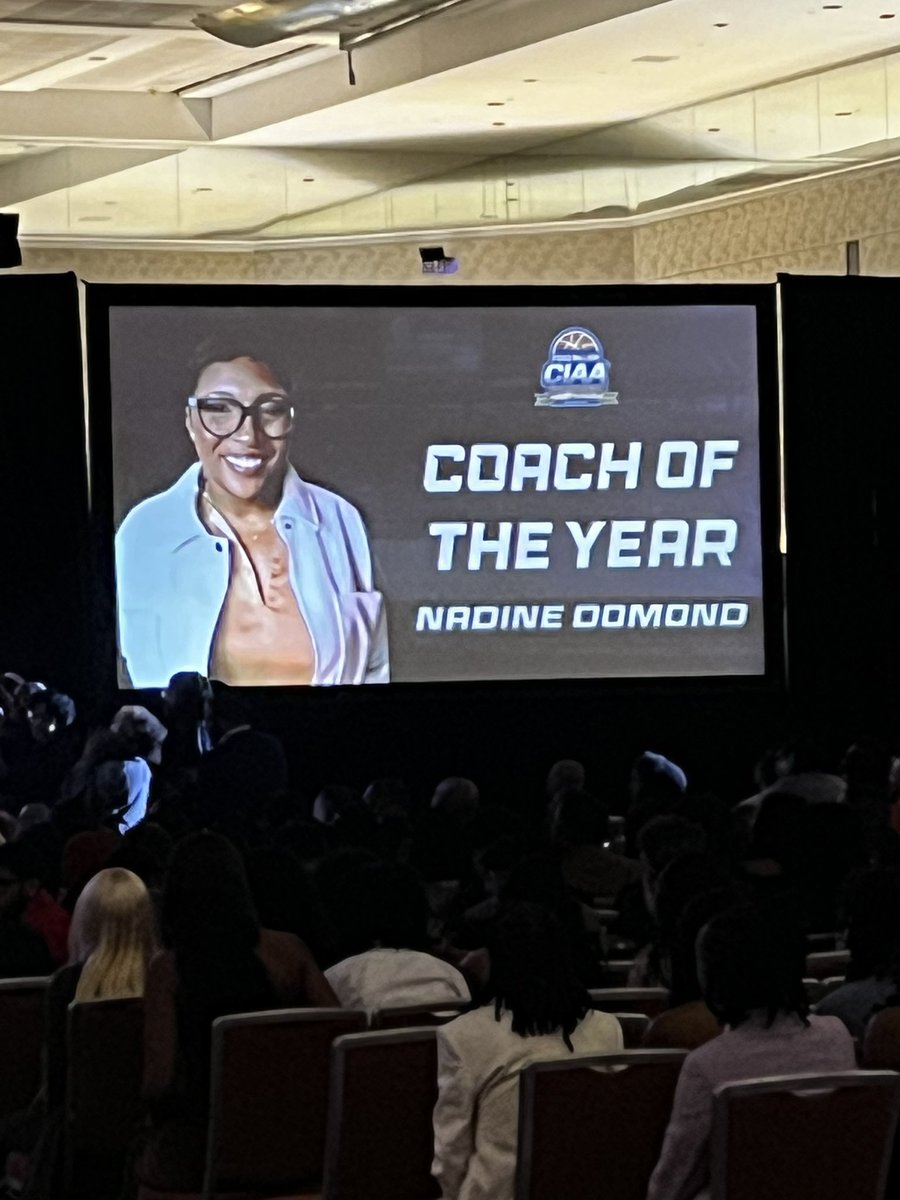 Liv (@livforhoops) on Twitter photo Nadine Domond, Virginia State University, earns CIAA Coach of the Year for the 24-25 season.
Congrats Coach, <a href="/NadineDomond/">Nadine Domond</a> π Nadine Domond, Virginia State University, earns CIAA Coach of the Year for the 24-25 season.
Congrats Coach, <a href="/NadineDomond/">Nadine Domond</a> π