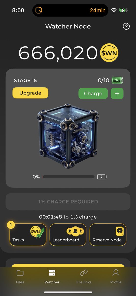 Hey! I'm earning passive crypto with Watcher Node - it's so easy to monetize your phone! 3,000,000 users already in, wanna join? Use my code and get 1000 $WN: 0xc25b94642ebf6528068883ba5ea254fdcbe72bf0

Download the app: links.denet.app/mobile?referre…