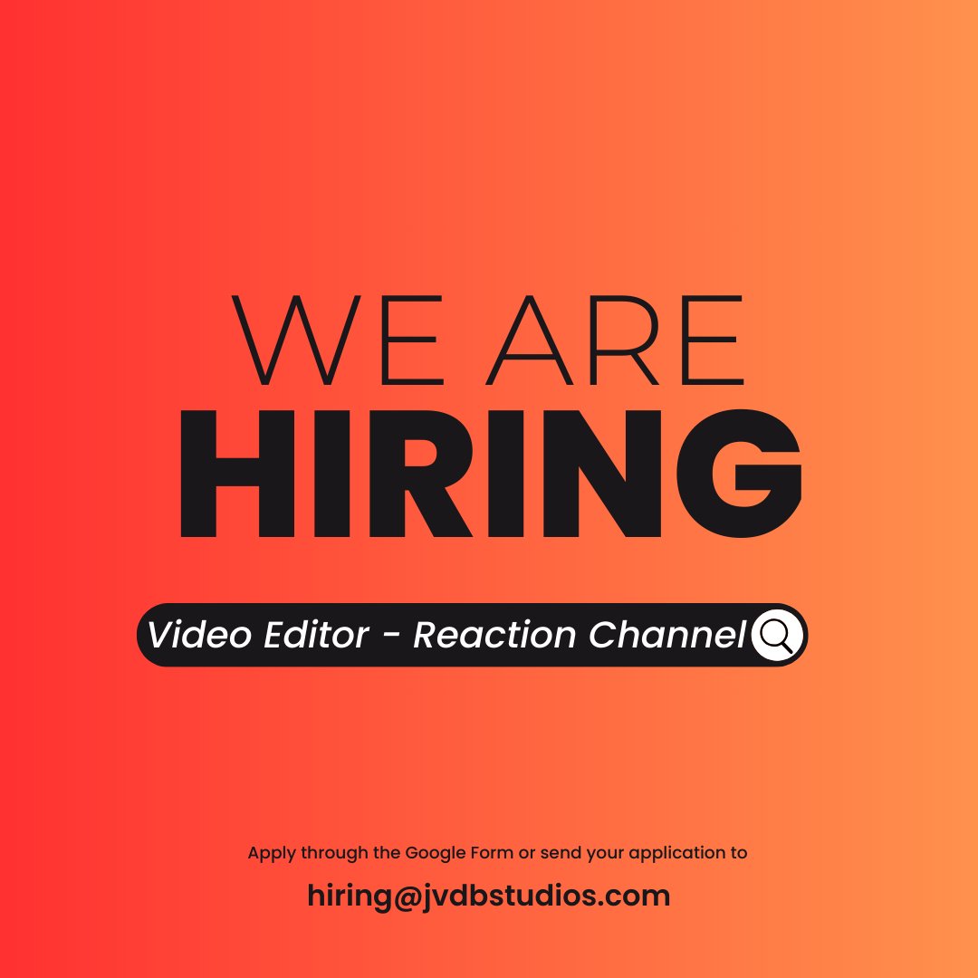 JVDB Studios Hiring (@JVDBHiring) / Posts / X