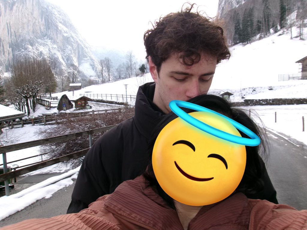 Skiing in the swiss alps ⛷️🇨🇭