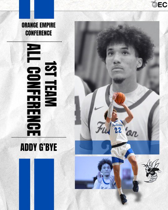 HornetNestHoops's tweet image. Congrats to sophomore G Addy G’Bye on earning 1st Team All-Orange Empire Conference honors!

Addy averaged 11.5 points per game on 39% from 3-point range.