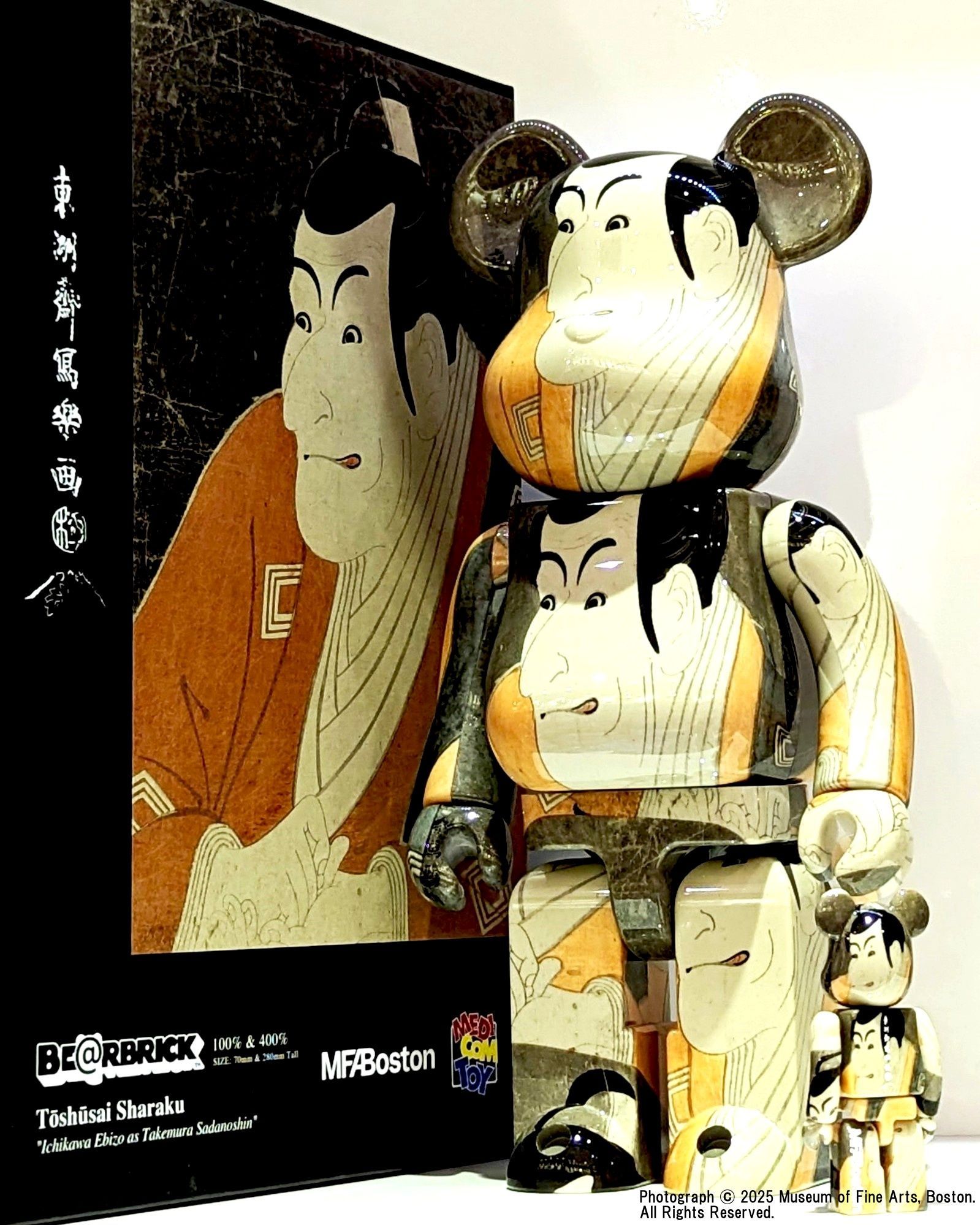MEDICOM TOY - BE@RBRICK Boston Museum 東洲斎写楽 「市川男女