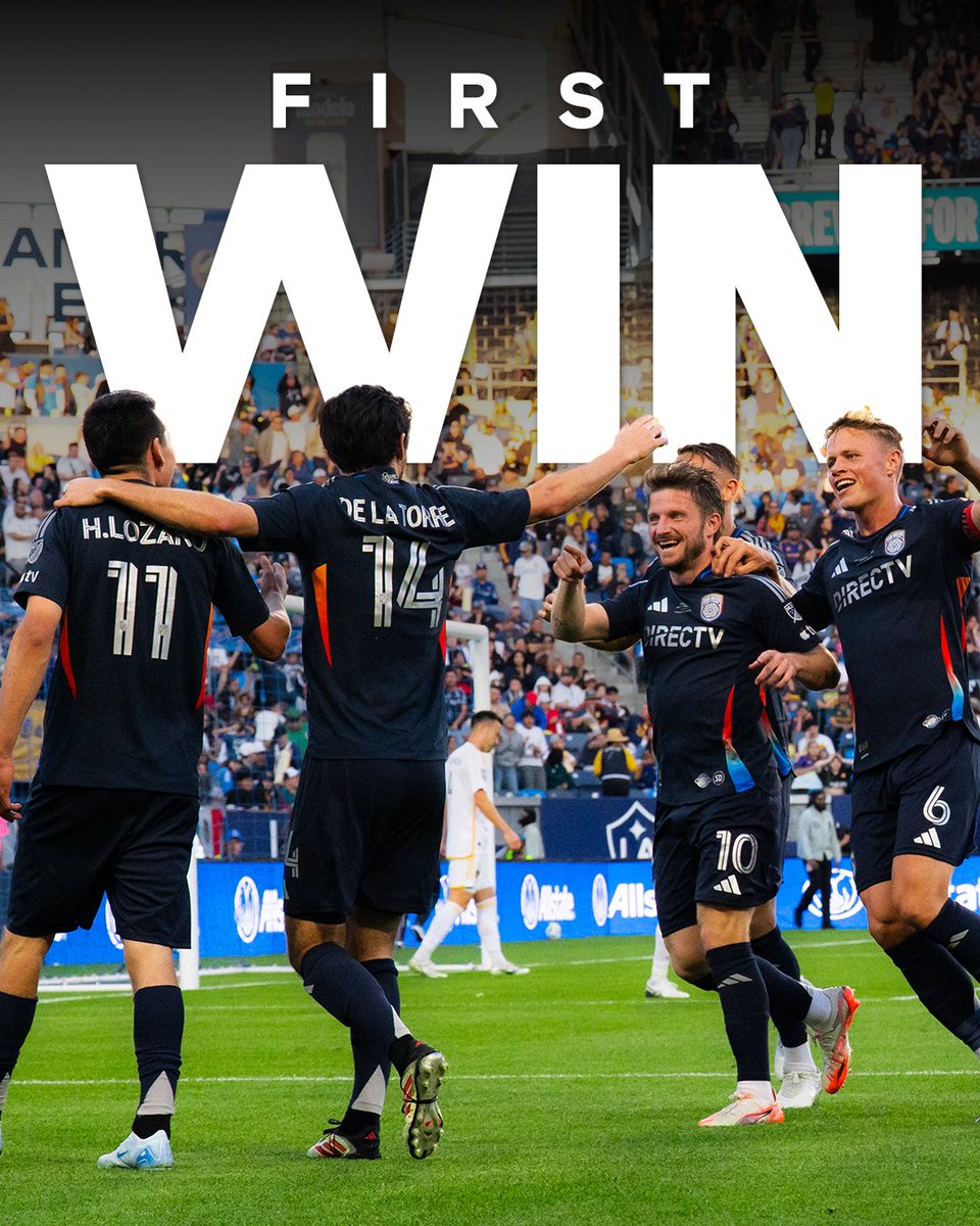 First season.
First match.
FIRST WIN.

<a href="/sandiegofc/">San Diego FC</a> just did that in the home of the reigning champs! 🔥